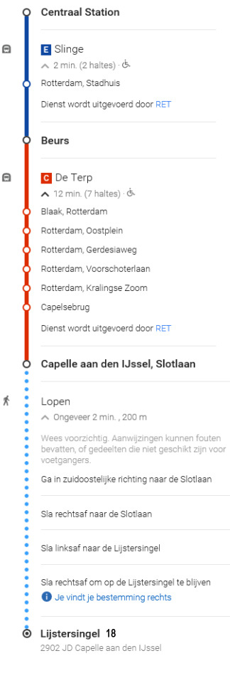 routebeschrijving